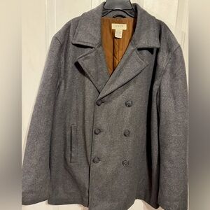 J. Crew Charcoal Peacoat for Men